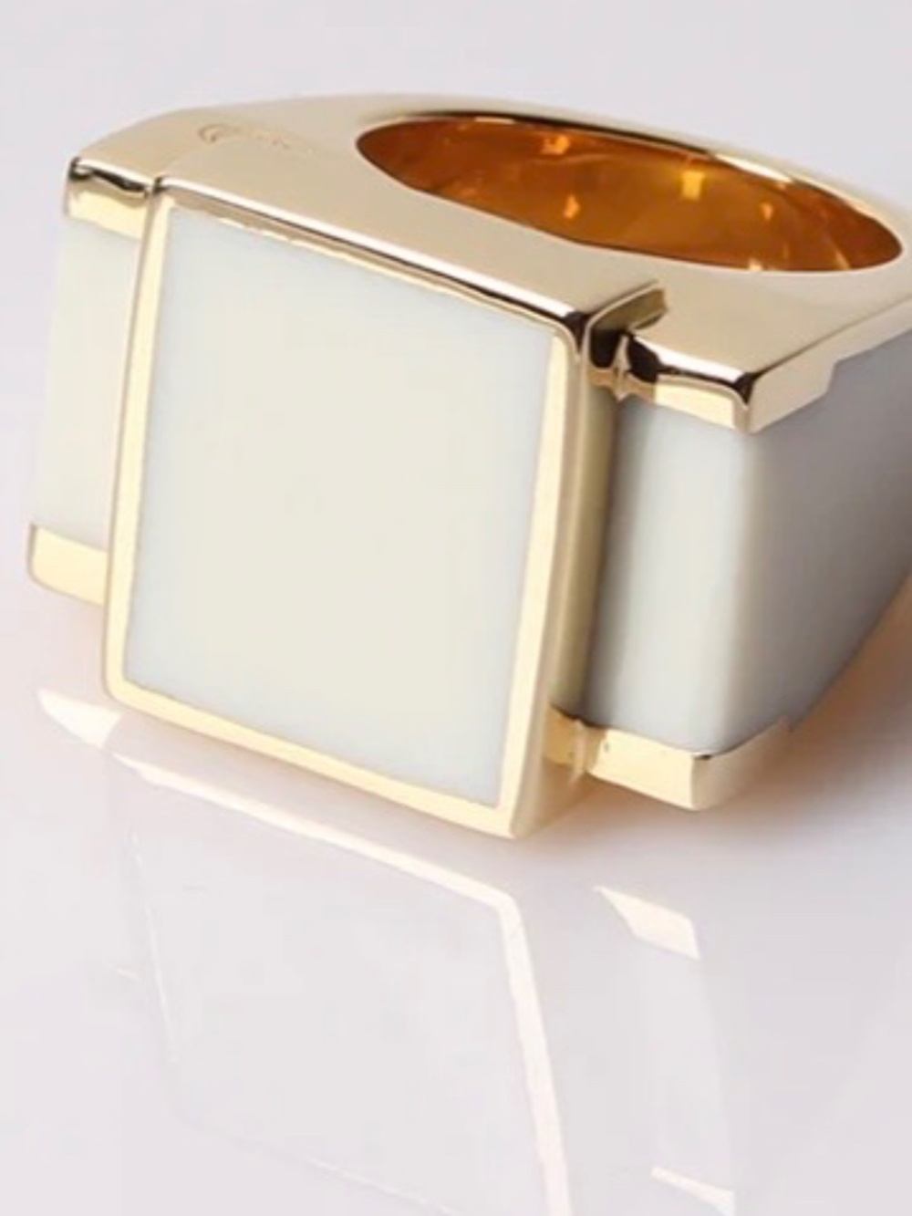 Bague One Gold Ring × 1 53 / N / Ivory